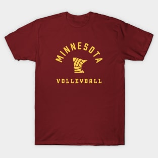 Minnesota Volleyball - Gold - Indoor Beach Grass T-Shirt